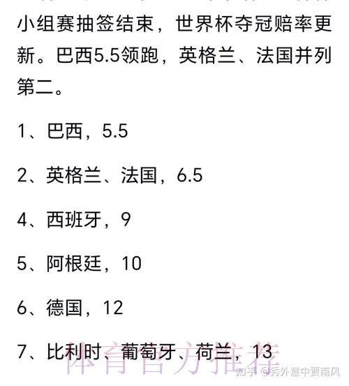 世界杯竞猜专家前瞻与分析 世界杯竞猜专家前瞻与分析